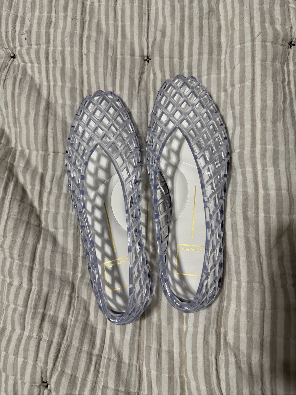 Dolce Vita Clear Jelly Flats